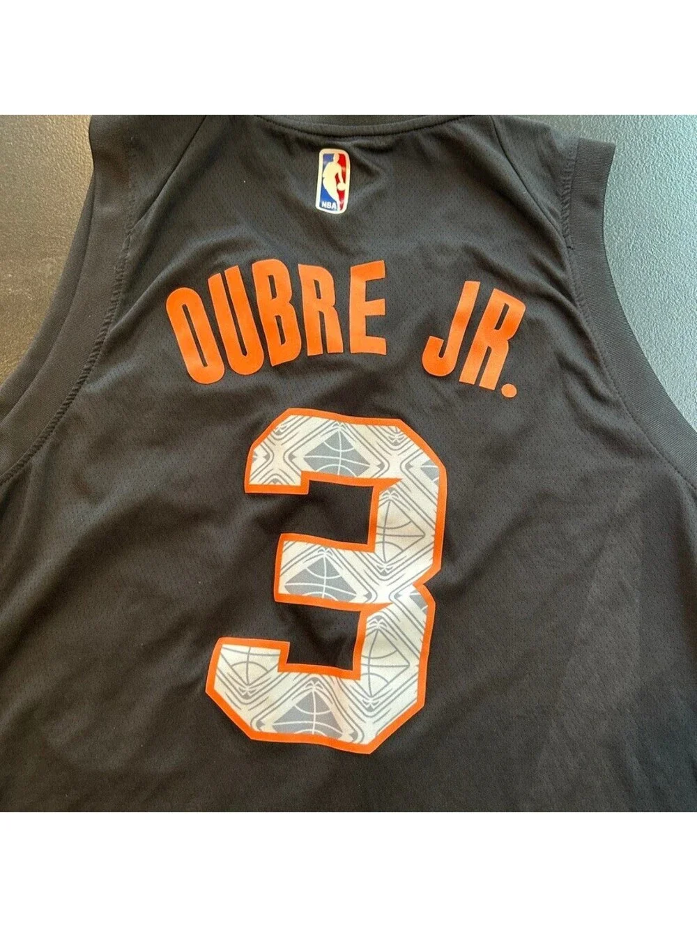Authentic Phoenix Suns Kelly Oubre Jr. #3 black basketball jersey